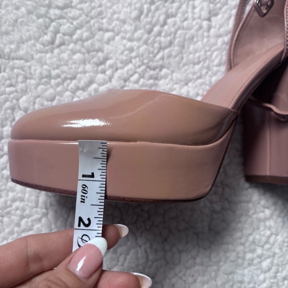 Target a New Day Tan chunky Platform Heels 9 1/2 - Picture 10 of 10